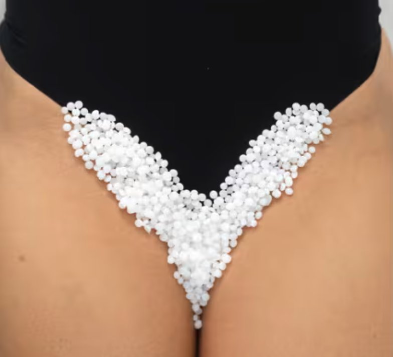 Wax beads used for gentle body waxing